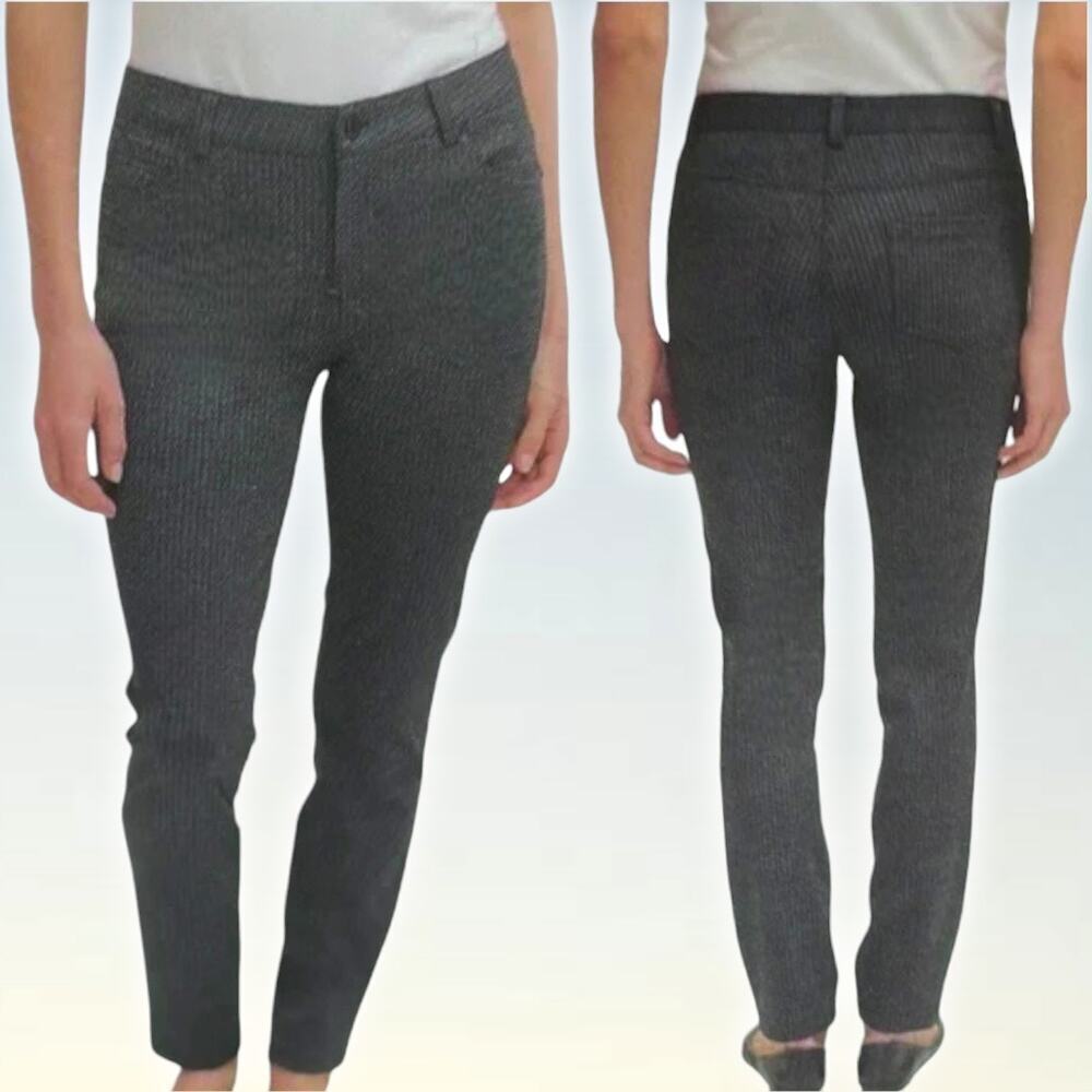 Karl LagerFeld Patterned Gray Trousers Sz 4